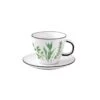 EASY LIFE Tazza Con Piattino 250 Ml In Porcellanain HERBARIUM