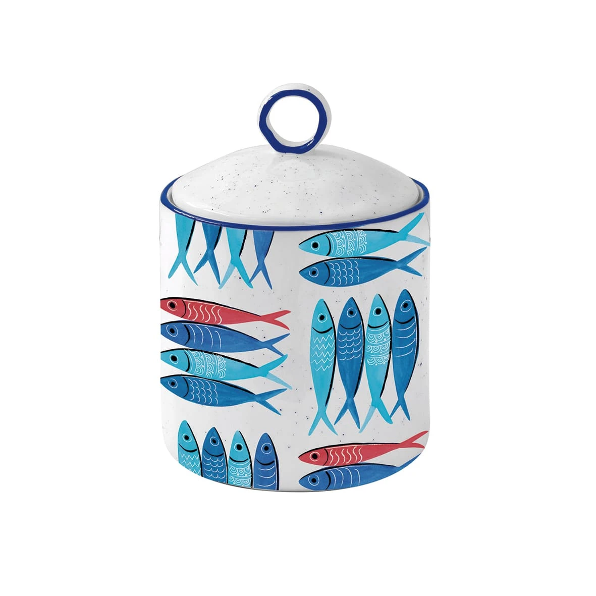 EASY LIFE Barattolo Ø 10,5×15,5h Cm SARDINE’S PARTY 1 EASY LIFE Barattolo Ø 10,5×15,5h Cm SARDINE’S PARTY