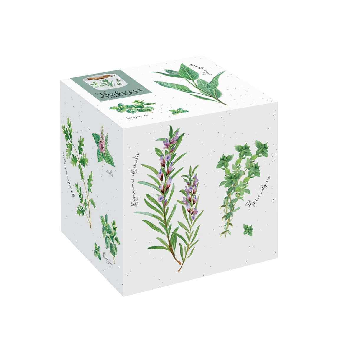 EASY LIFE Porta Posate In Porcellana Ø14 H13,5 Cm HERBARIUM 2 EASY LIFE Porta Posate In Porcellana Ø14 H13,5 Cm HERBARIUM - Image 2