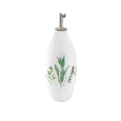 EASY LIFE Bottiglia Olio/aceto 300 Ml In Porcellana HERBARIUM