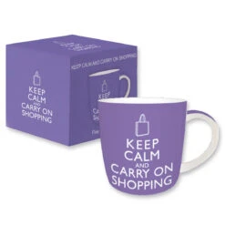 EASY LIFE Tazza In Porcellana CARRY ON SHOPPING