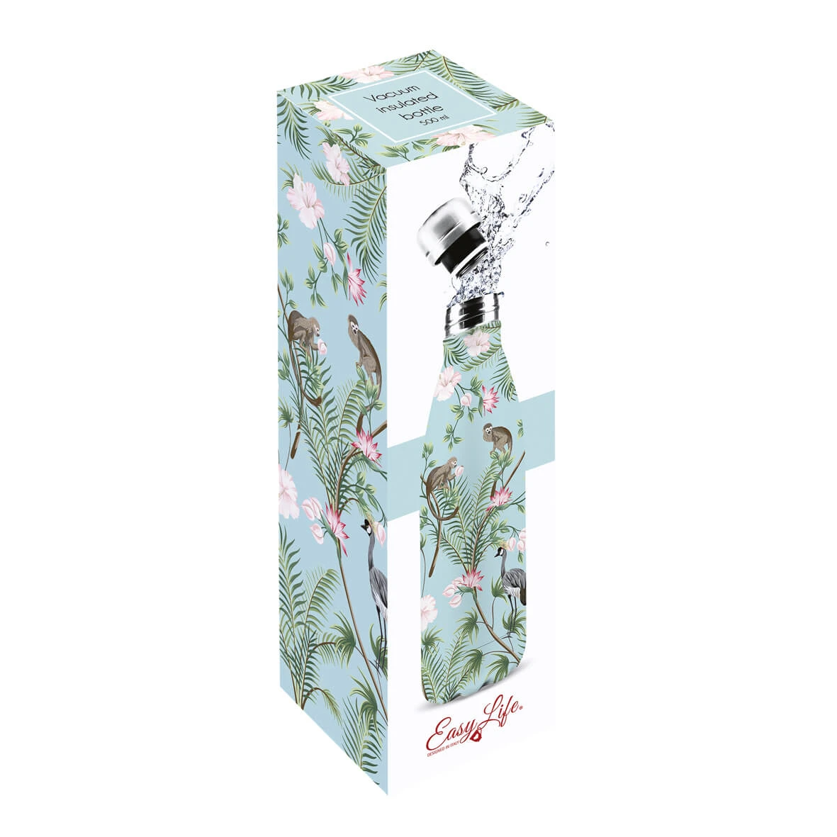 EASY LIFE Bottiglia Termica 500 Ml In Color Box WILD TROPICAL 2 EASY LIFE Bottiglia Termica 500 Ml In Color Box WILD TROPICAL - Image 2