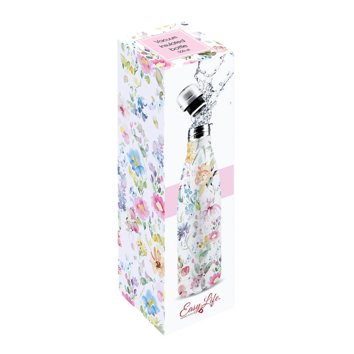 EASY LIFE Bottiglia Termica 500 Ml In Color Box WATERCOLOUR 2 EASY LIFE Bottiglia Termica 500 Ml In Color Box WATERCOLOUR - Image 2