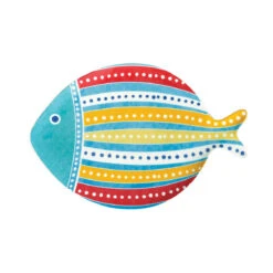 EASY LIFE Piatto A Forma Di Pesce 27 X 19 Cm SEA FRIENDS – Vers. B