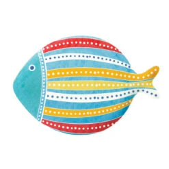 EASY LIFE Piatto A Forma Di Pesce 31 X 21,50 Cm SEA FRIENDS – Vers. B