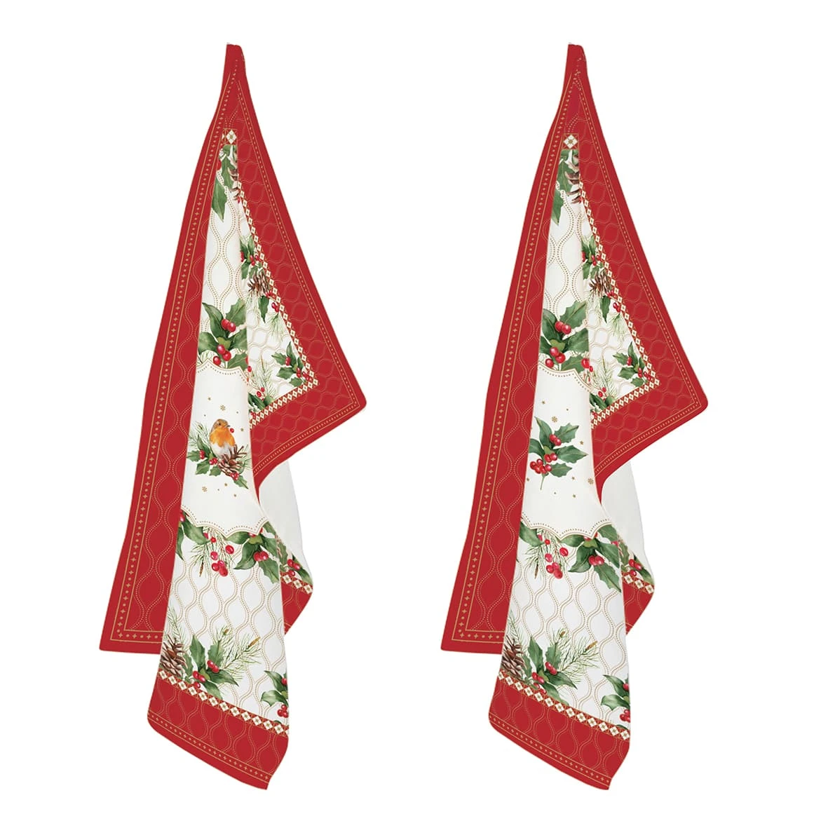 EASY LIFE Set 2 Strofinacci CHRISTMAS BERRIES 1 EASY LIFE Set 2 Strofinacci CHRISTMAS BERRIES