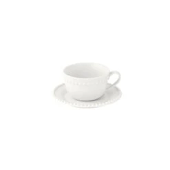 EASY LIFE Tazzina Caffè 110 Ml Con Piattino TIFFANY WHITE
