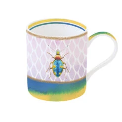 EASY LIFE Tazza Singola 350 Ml In Porcellana In Scatola BEETLE BLUE