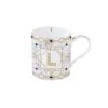 EASY LIFE Tazza 350 Ml In Porcellana MONOGRAM L