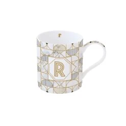 EASY LIFE Tazza 350 Ml In Porcellana MONOGRAM R
