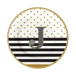 EASY LIFE Piatto In Porcellana Ø19 Cm In Scatola “J”