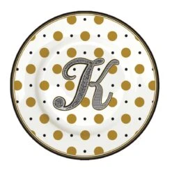 EASY LIFE Piatto In Porcellana Ø19 Cm In Scatola “K”