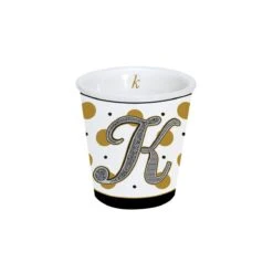 EASY LIFE Bicchierino Caffè In Porcellana 100ml In Scatola “K”