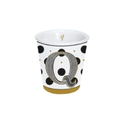 EASY LIFE Bicchierino Caffè In Porcellana 100ml In Scatola “Q”