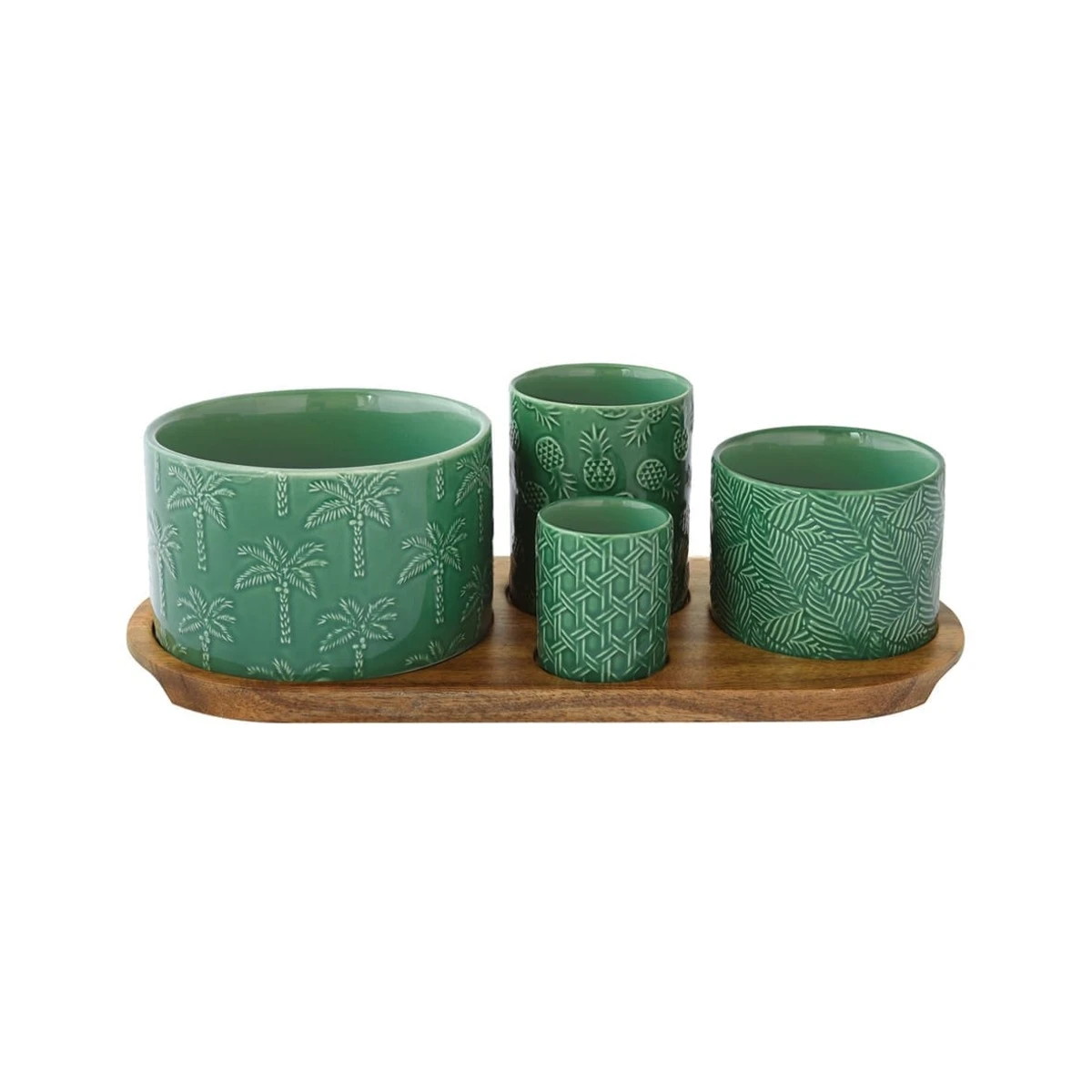 EASY LIFE Set Aperitivo Con 4 Ciotoline E Vassoio TROPICANA 1 EASY LIFE Set Aperitivo Con 4 Ciotoline E Vassoio TROPICANA