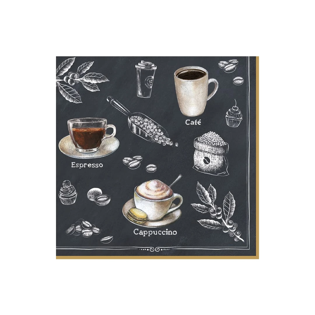 EASY LIFE Confezione 20 Tovaglioli Carta BARISTA 1 EASY LIFE Confezione 20 Tovaglioli Carta BARISTA