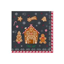 EASY LIFE Confezione 20 Tovaglioli GINGERBREAD