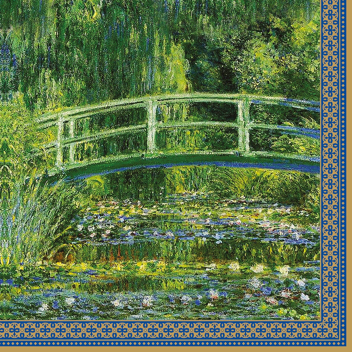 EASY LIFE Confezione 20 Tovaglioli Carta 33×33 WATER LILIES AND THE JAPANESE BRIDGE 1 EASY LIFE Confezione 20 Tovaglioli Carta 33×33 WATER LILIES AND THE JAPANESE BRIDGE