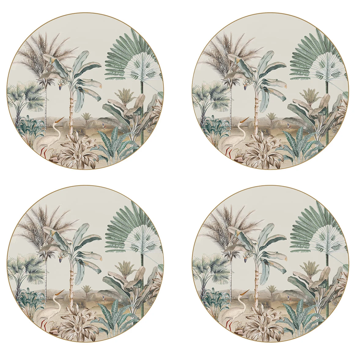 EASY LIFE Set 4 Piatti Dessert NOSTALGIC HEAVEN 1 EASY LIFE Set 4 Piatti Dessert NOSTALGIC HEAVEN