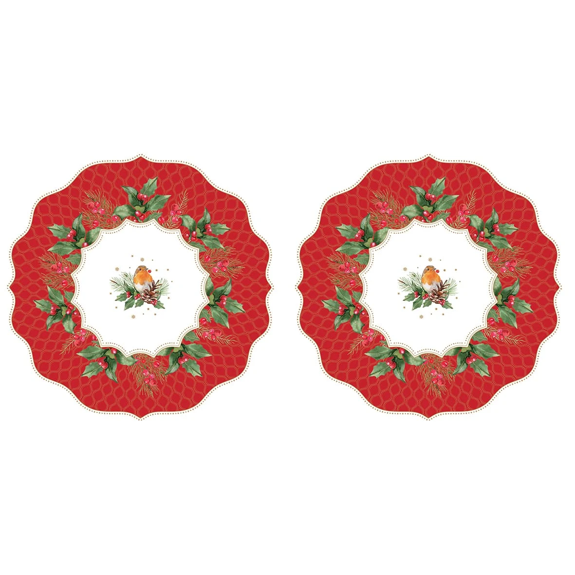 EASY LIFE Set 2 Tovagliette CHRISTMAS BERRIES 1 EASY LIFE Set 2 Tovagliette CHRISTMAS BERRIES