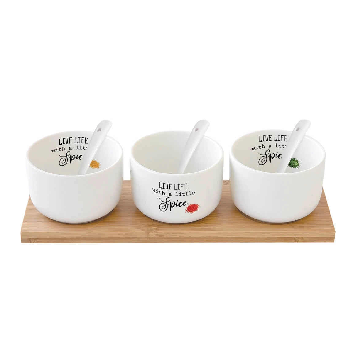 EASY LIFE Set Aperitivo Con 3 Ciotoline E Cucchiaini KITCHEN ELEMENTS 1 EASY LIFE Set Aperitivo Con 3 Ciotoline E Cucchiaini KITCHEN ELEMENTS