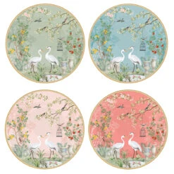 EASY LIFE Set 4 Piatti Dessert JARDIN DE REVES