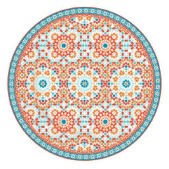 EASY LIFE Set 6 Piatti In Porcellana Ø19 Cm.