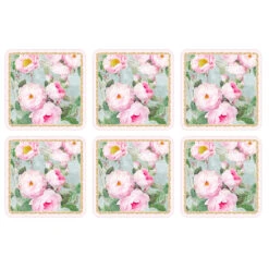 EASY LIFE Set 6 Sottobicchieri ROSES IN BLOOM