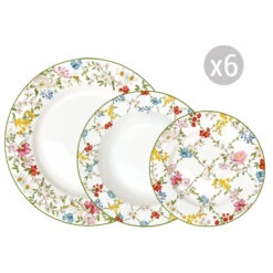 EASY LIFE Servizio Da Tavola 18 Pezzi GARDEN DREAMS