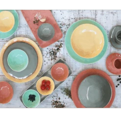 EASY LIFE Piatto Dessert In Porcellana Ø 21 Cm TERRACOTTA -Easy Life INTERIORS 6 21