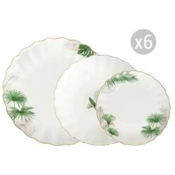 EASY LIFE Servizio Da Tavola 18 Pezzi EXOTIQUE