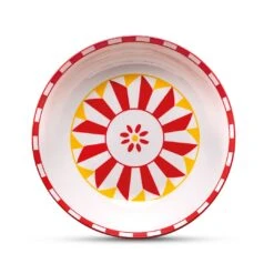 EASY LIFE Piatto Fondo Giallo/rosso TAORMINA