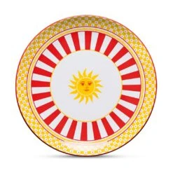 EASY LIFE Piatto Piano Giallo/rosso TAORMINA