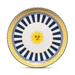 EASY LIFE Piatto Piano Giallo/blu TAORMINA