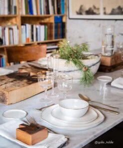 EASY LIFE Set 4 Ciotole In Porcellana Ø15 Cm. WHITE -Easy Life artesanal6 2