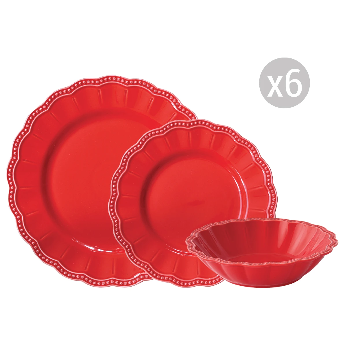 EASY LIFE Servizio Da Tavola 18 Pezzi ELITE 1 EASY LIFE Servizio Da Tavola 18 Pezzi ELITE