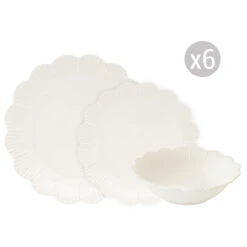 EASY LIFE Servizio Da Tavola 18 Pezzi FLEURI