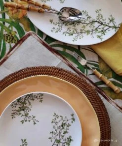 EASY LIFE Piatto Da Portata In Porcellana 36×25 Cm NATURA -Easy Life natura2 1