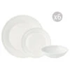 EASY LIFE Servizio Da Tavola 18 Pezzi TIFFANY WHITE