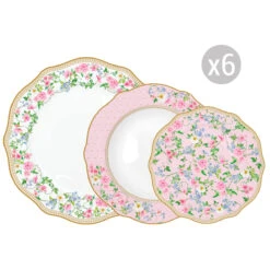 EASY LIFE Servizio Da Tavola 18 Pezzi GARDEN JOY – Vers. B
